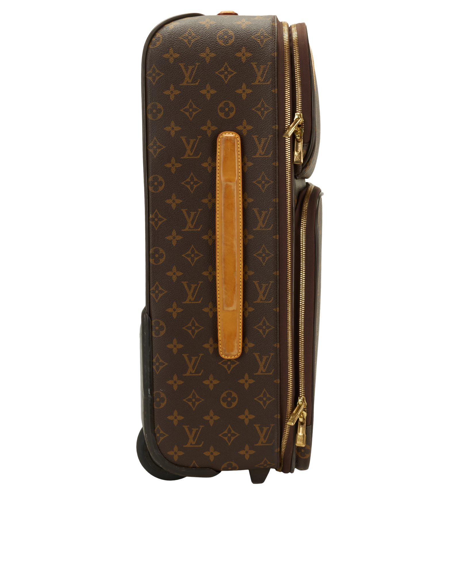 Pegase 55 Suitcase, &pound;1,100, Handbags, Brown, Canvas, Side view